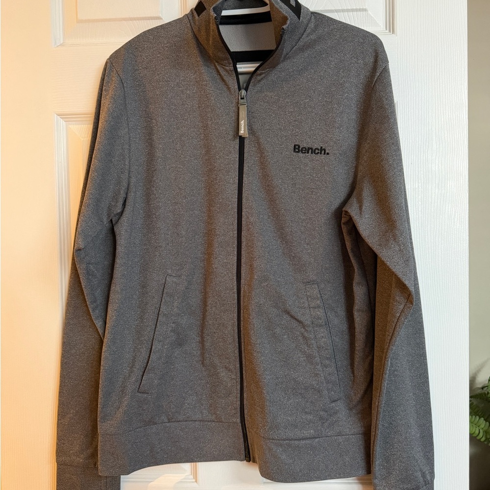 Bench Charcoal Zip-Up Men's Sweater